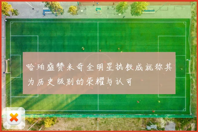 哈珀盛赞米奇全明星执教成就称其为历史级别的荣耀与认可